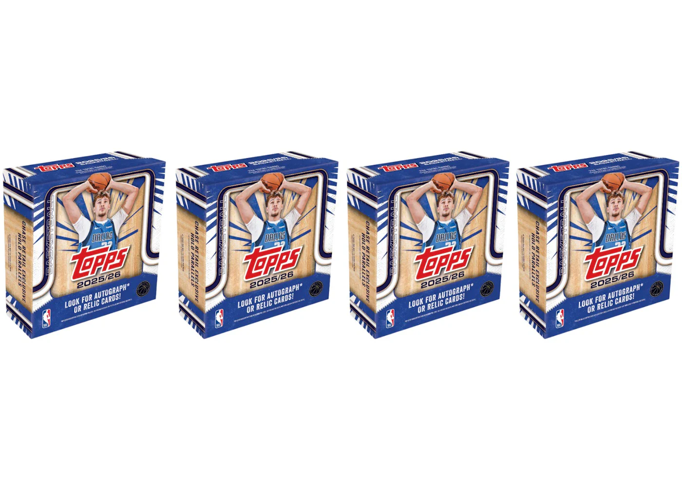 2025/26 Topps Basketball Mega Box 4x Lot