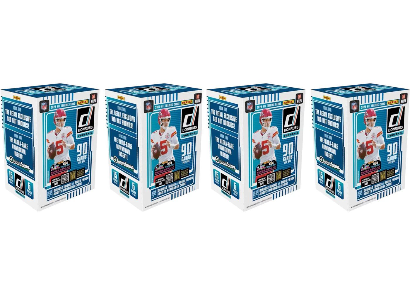 2025 Panini Donruss Football Blaster Box 4x Lot