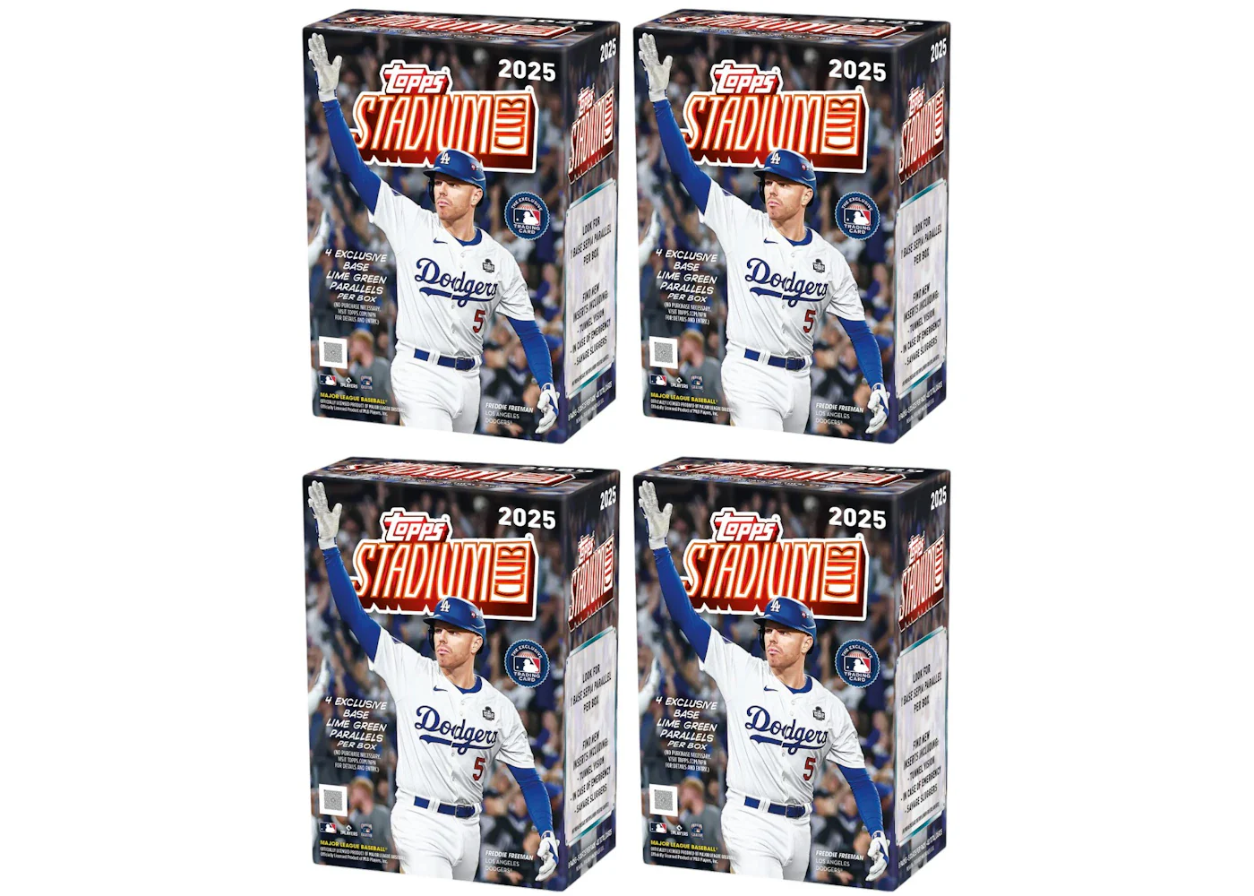 2025 Topps Stadium Club Baseball Value Box 4x Lot