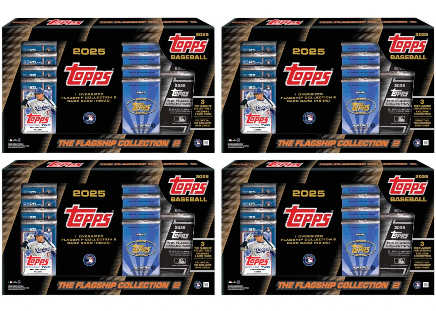 2025 Topps The Flagship Collection 2 Baseball Box 4x Lot