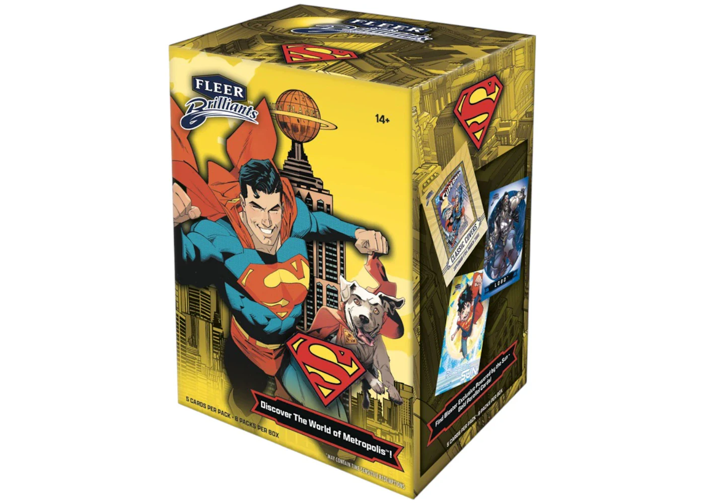 2025 Upper Deck Fleer Brilliants Superman Blaster Box (GameStop Exclusive)