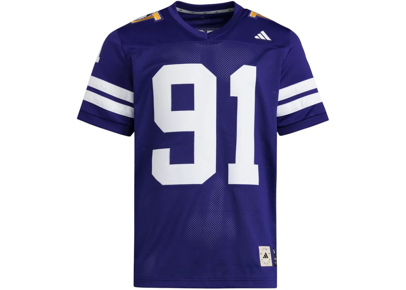 adidas 1991 National Championship Anniversary Icon Jersey Washington Team College Purple White