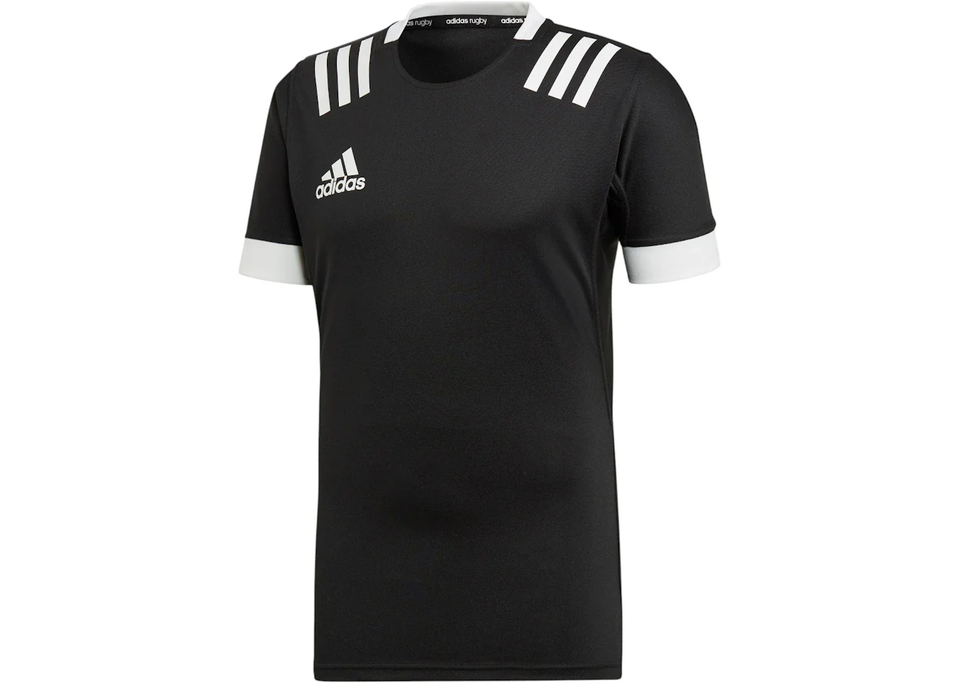 adidas 3-Stripes Jersey Black White