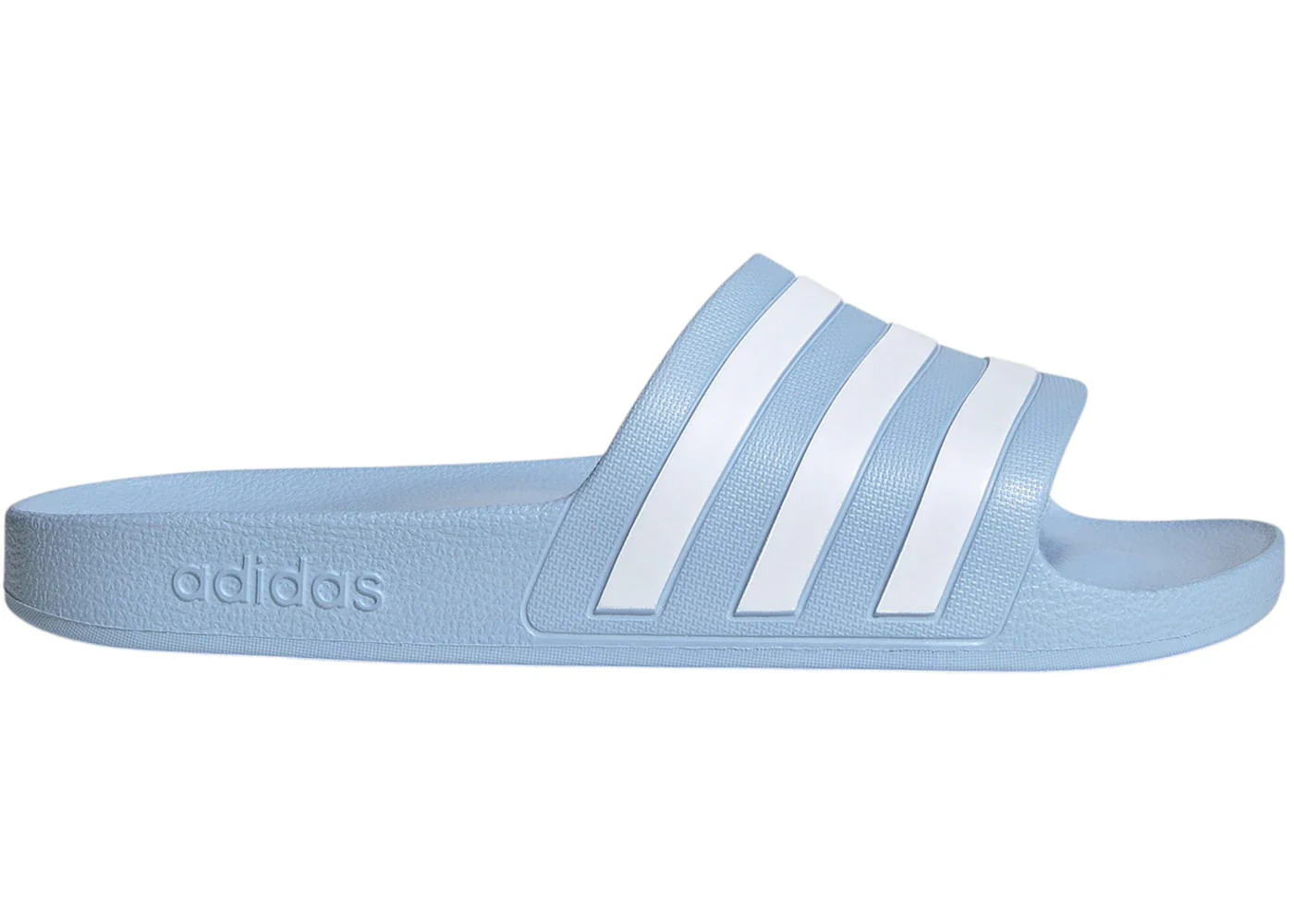 adidas Adilette Aqua Slides Glow Blue White