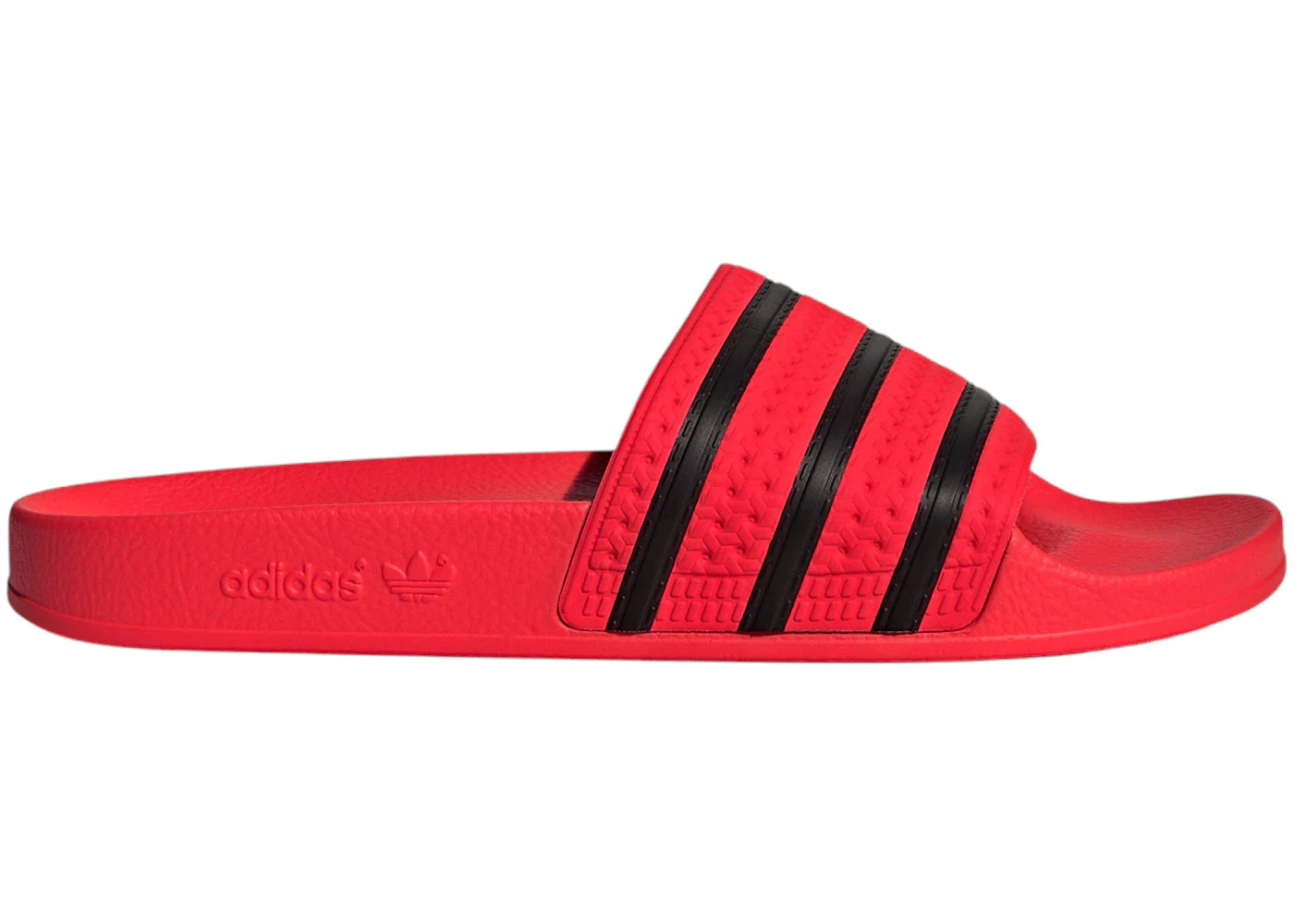 adidas Adilette Slides Lucid Red Core Black