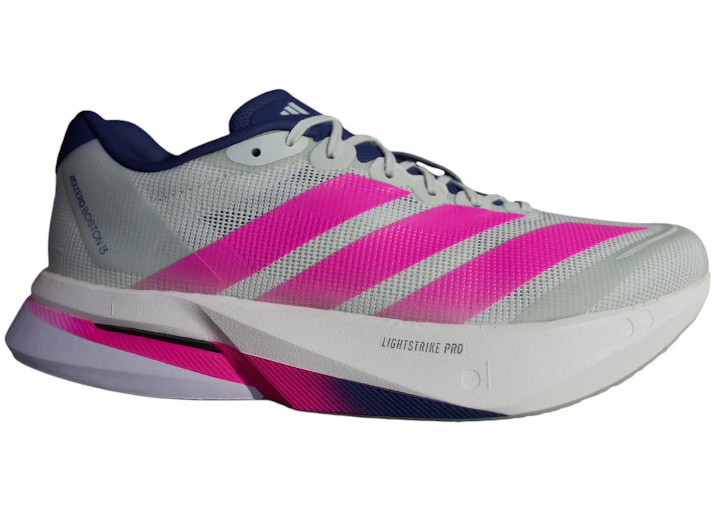 adidas Adizero Boston 13 Linen Green Shock Pink