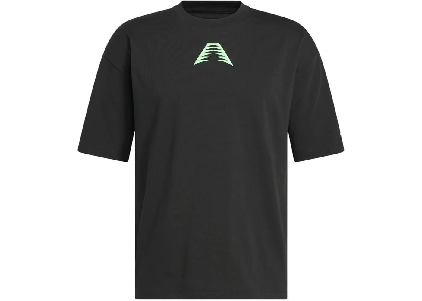 adidas AE Believe That Tee Black Lime Burst