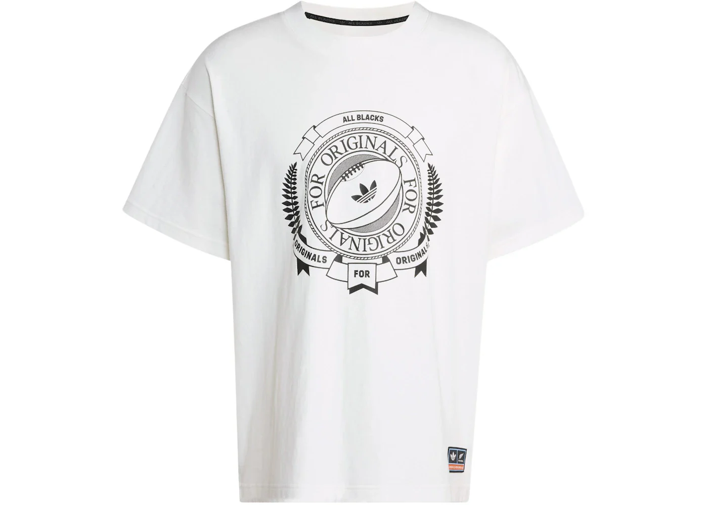 adidas & All Blacks Loose Graphic Ss T-Shirt Black Core White