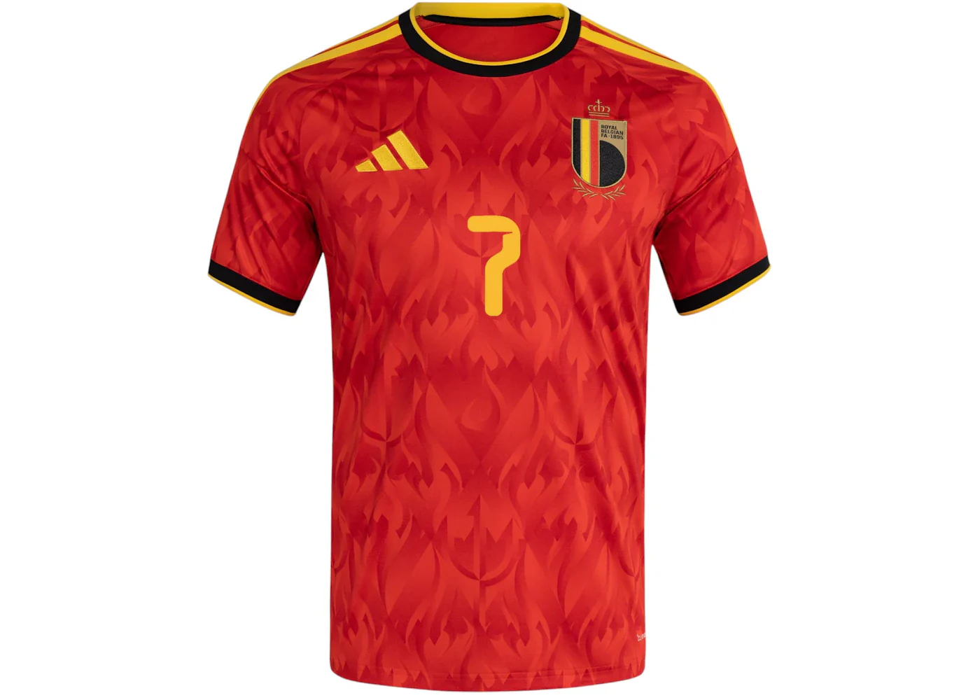 adidas Belgium 2026 Home Jersey Red Bold Gold