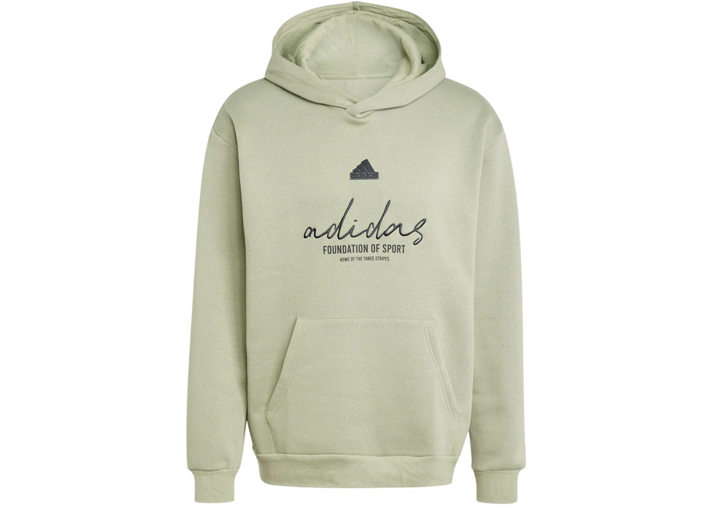 adidas Brand Love Fleece Hoodie Tent Green
