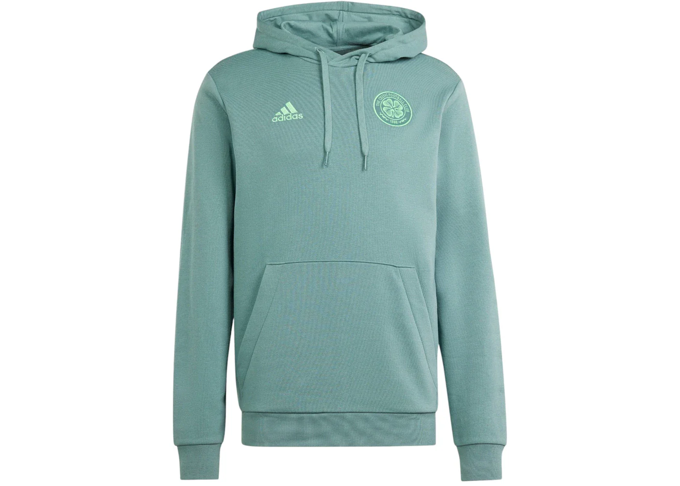adidas Celtic FC Dna Hoodie Tech Emerald