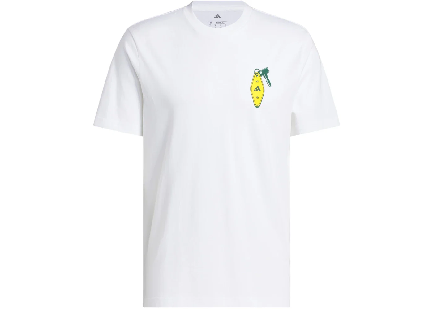 adidas Chip In Nyc Graphic Tee White