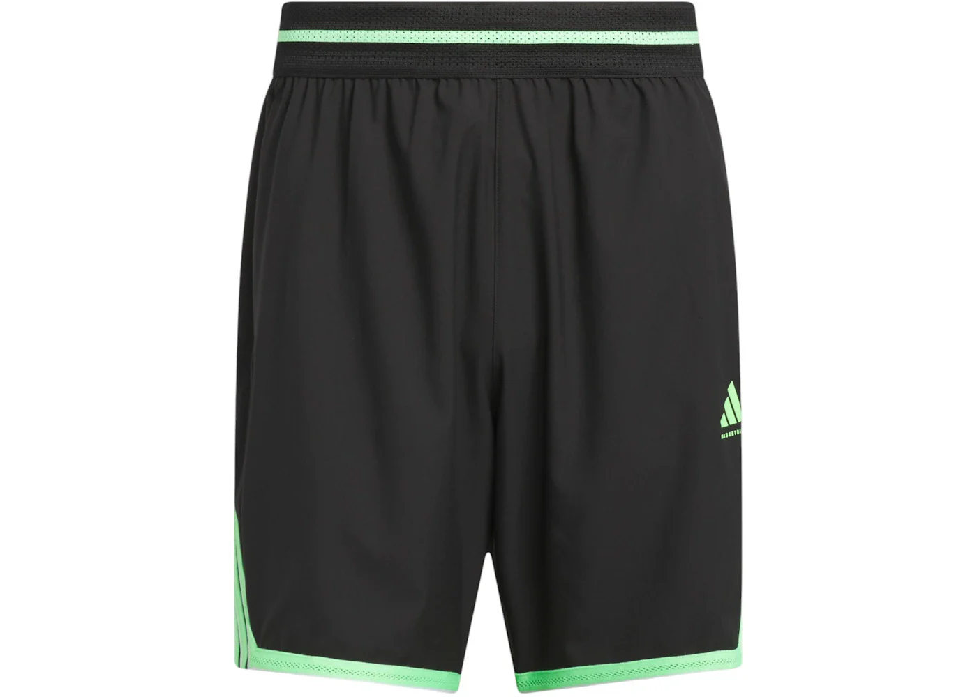 adidas Crazy Lite Shorts Black Lime Burst