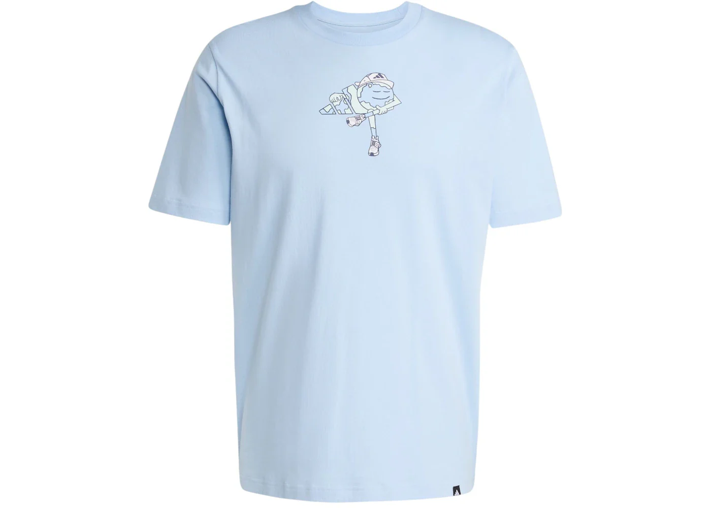 adidas Earth Day Graphic Tee Glow Blue