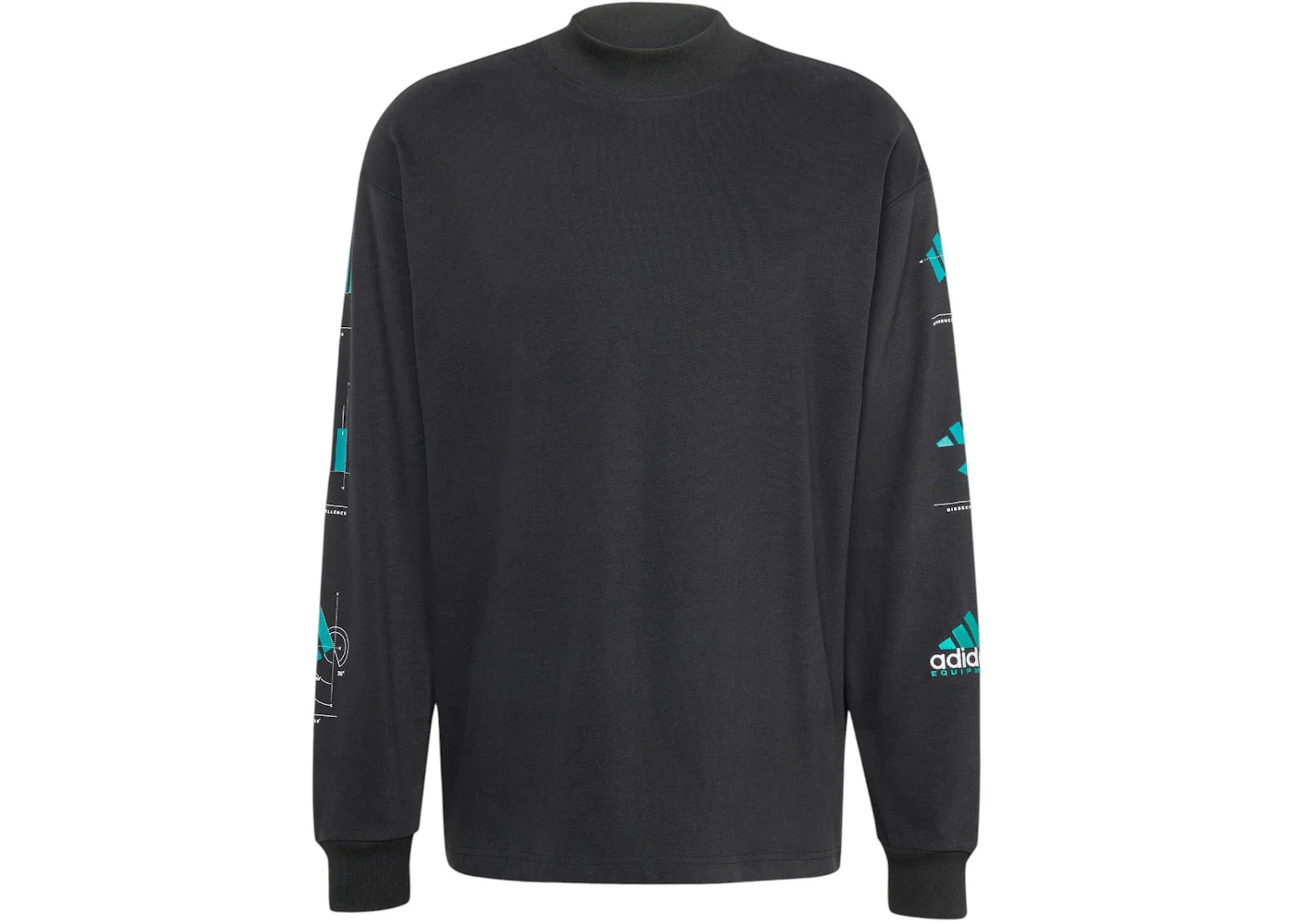 adidas Equipment Long Sleeve Graphic Tee Black