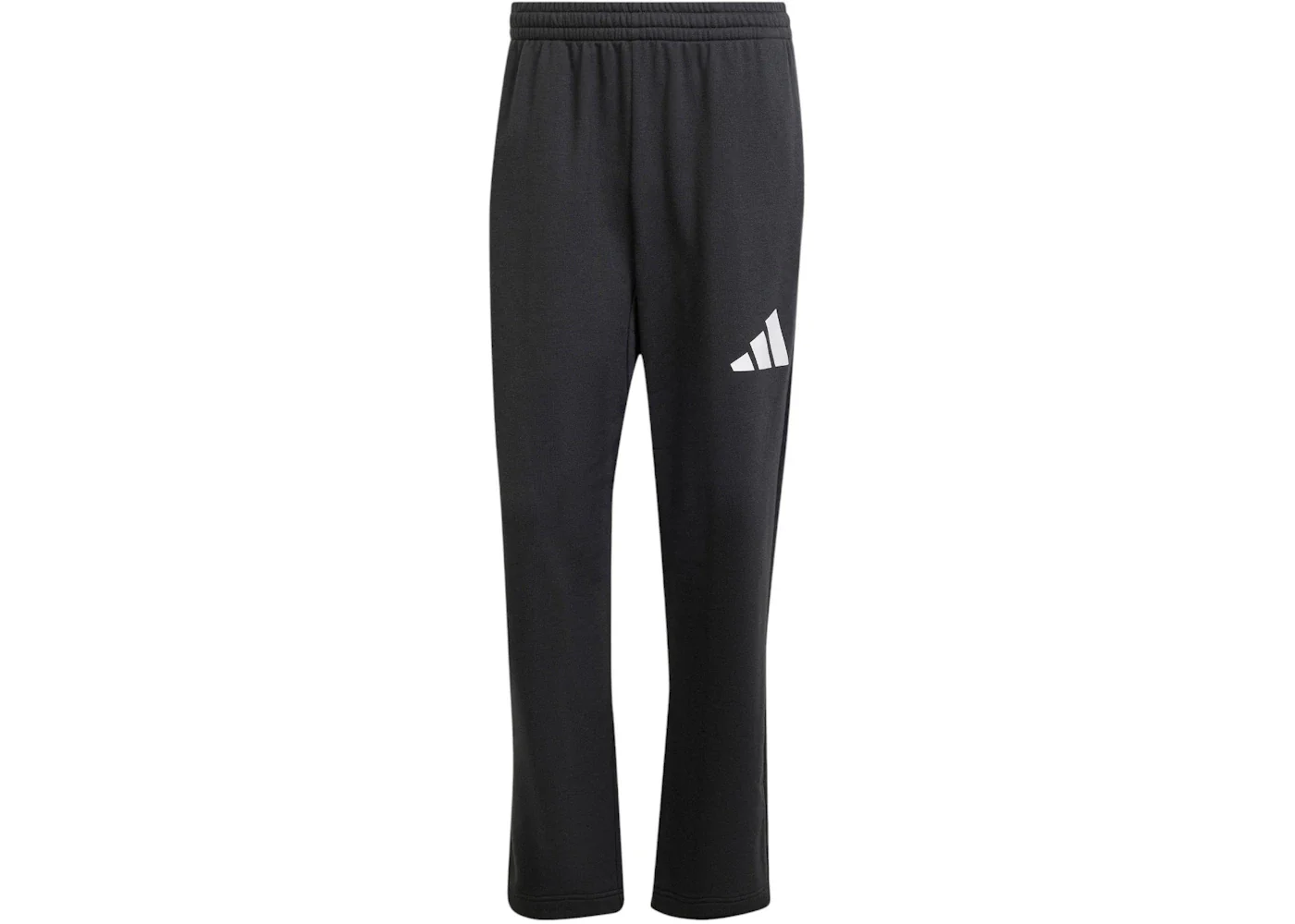 adidas Essentials Wide Leg 3 Bar Logo Pant Black/White
