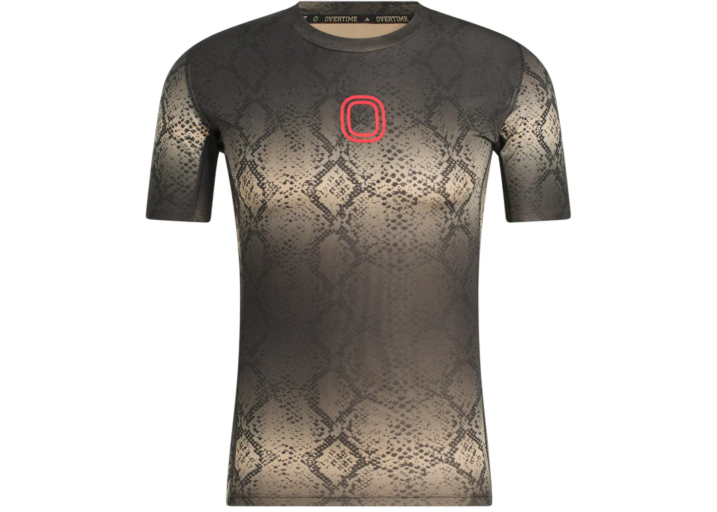 adidas Exotic Speed Techfit Tee Warm Sandstone Black