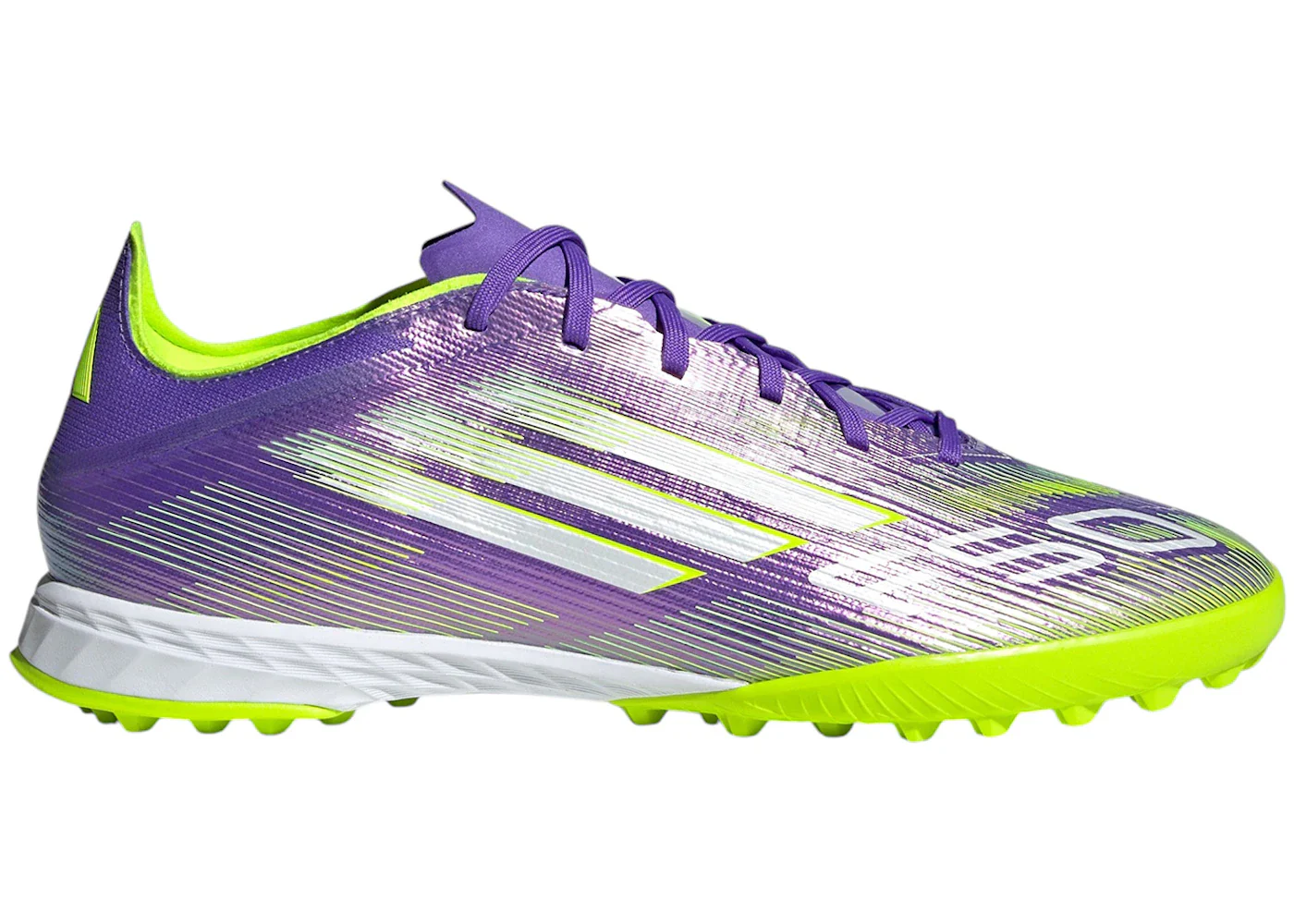 adidas F50 Pro TF Purple Rush Cloud White Lucid Lemon
