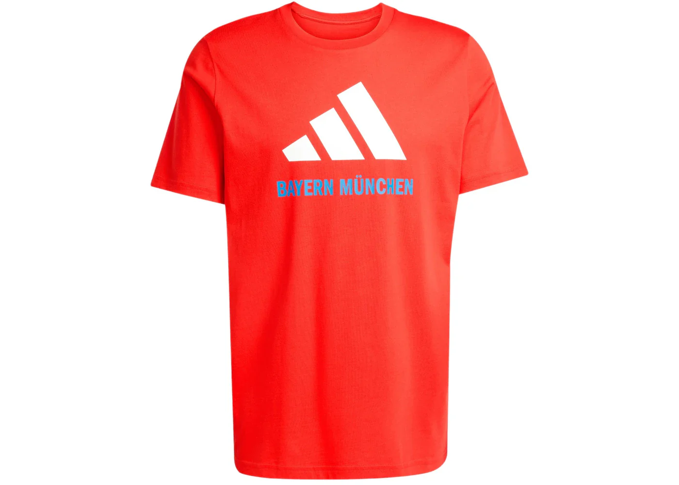 adidas FC Bayern Seasonal Graphic Tee Red White