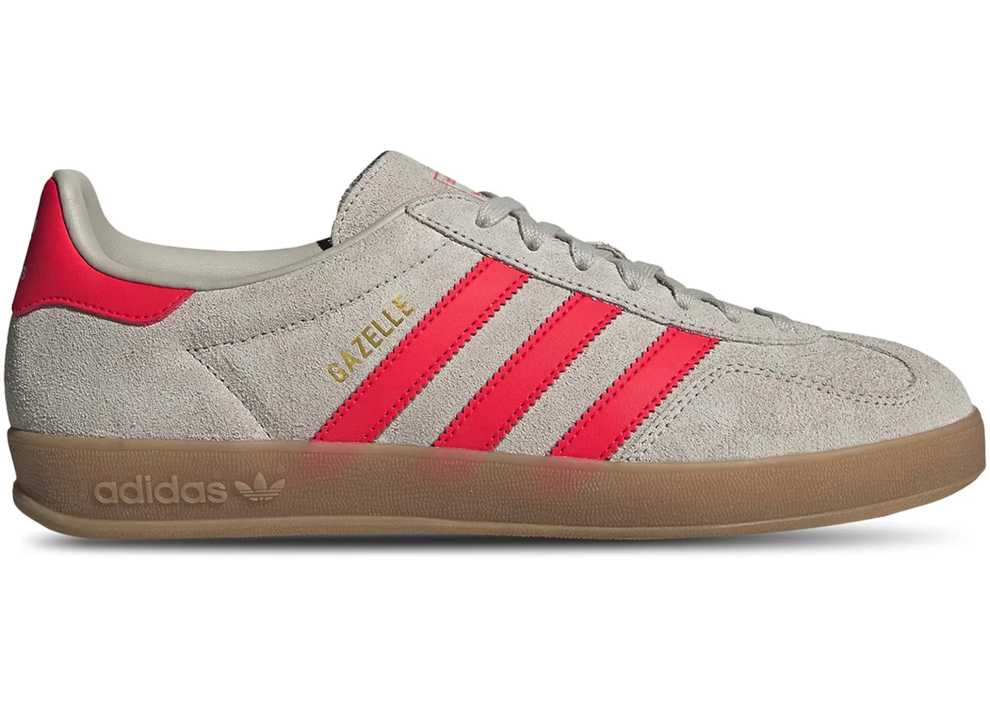 adidas Gazelle Indoor Beige Lucid Red