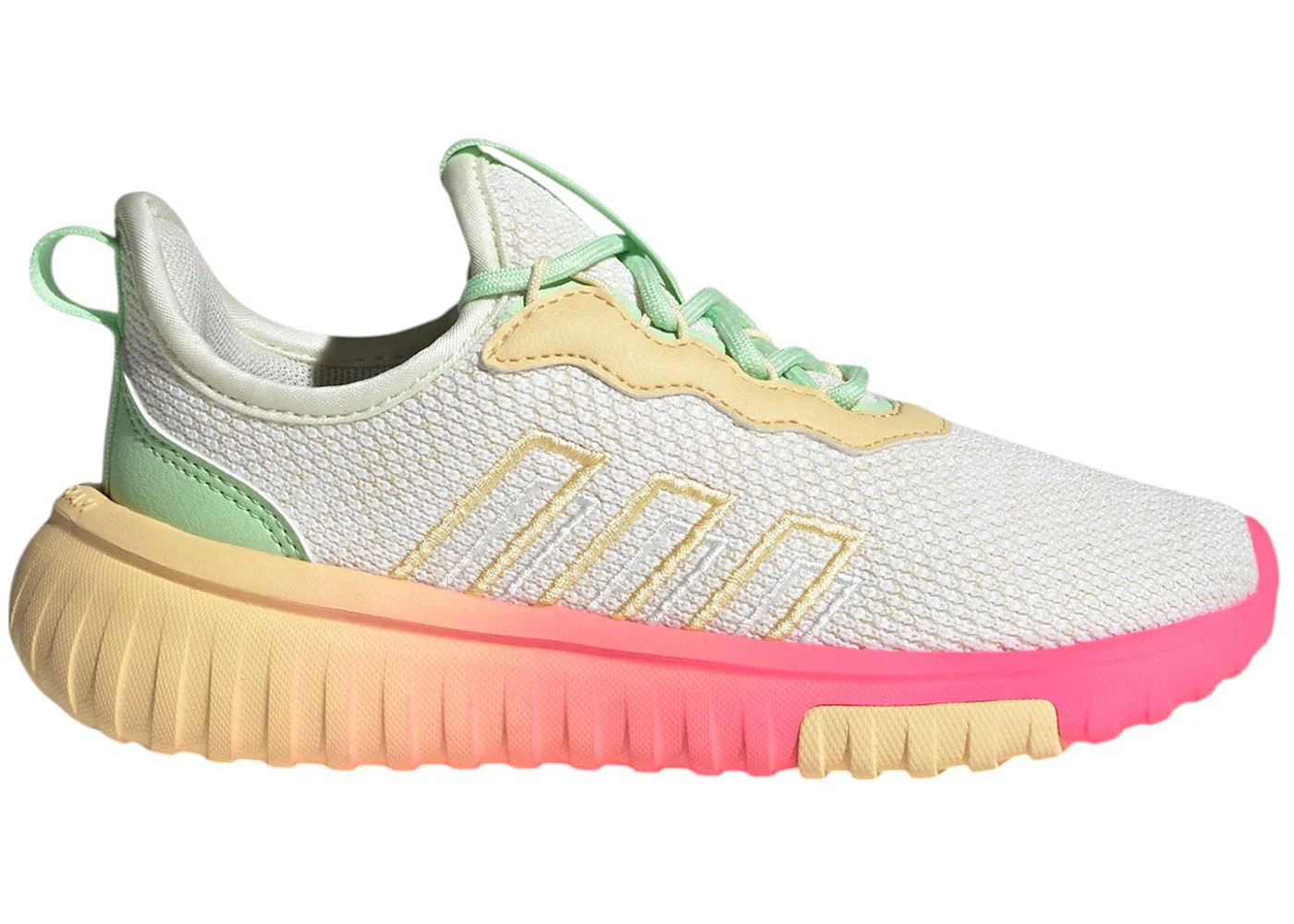 adidas Kaptir Flow 2.0 Off White Wonder White Lucid Pink (GS)