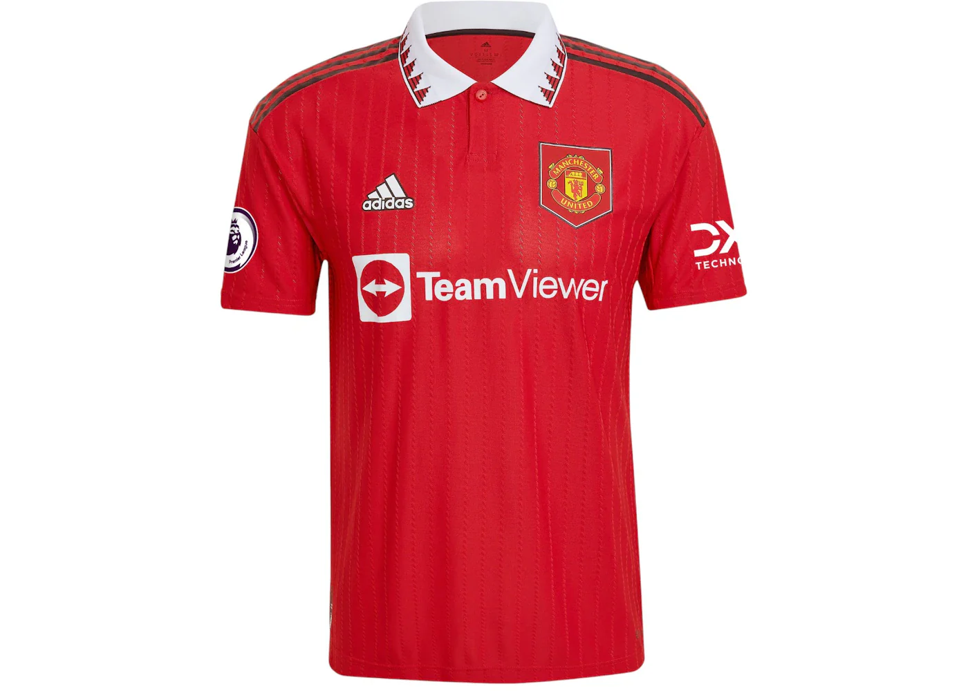 adidas Manchester United 2022/23 Home Authentic Blank Jersey Red