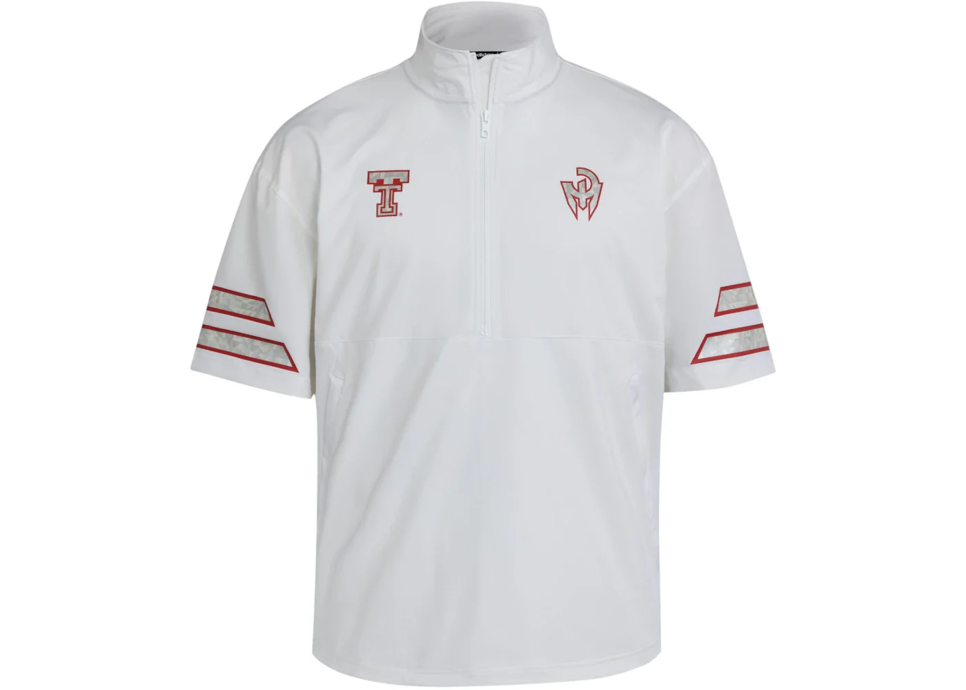 adidas Mens 1/4 Zip Jacket White