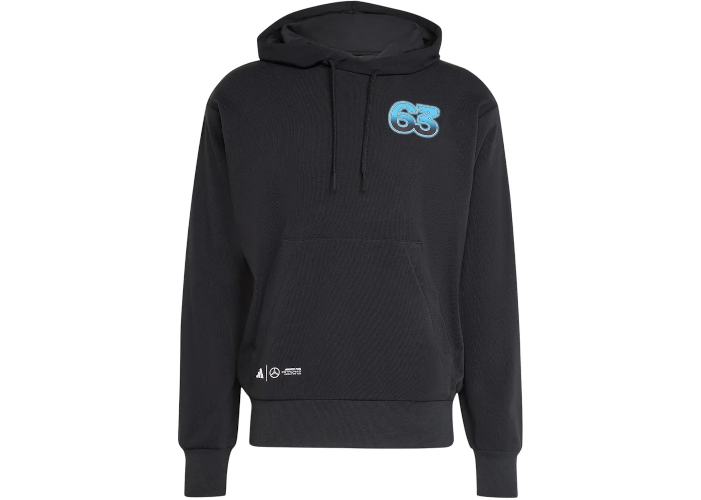 adidas Mercedes AMG Petronas Formula Team George Russell Graphic Hoodie Black