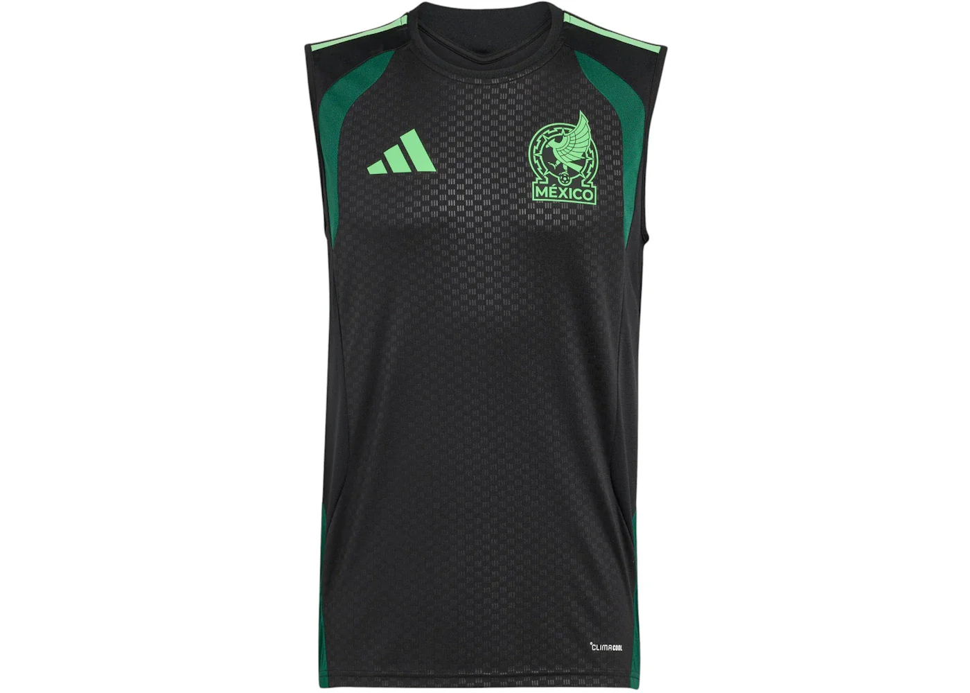 adidas Mexico 2026 Tiro Sleeveless Jersey Black