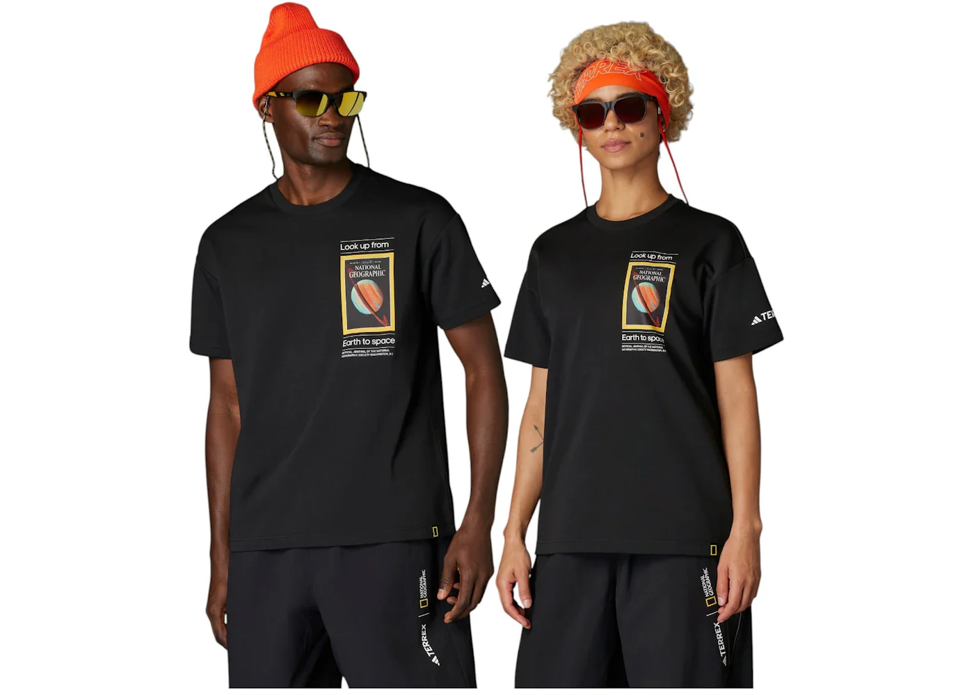 adidas National Geographic Uf Aeroready Graphic T-Shirt Disney Black