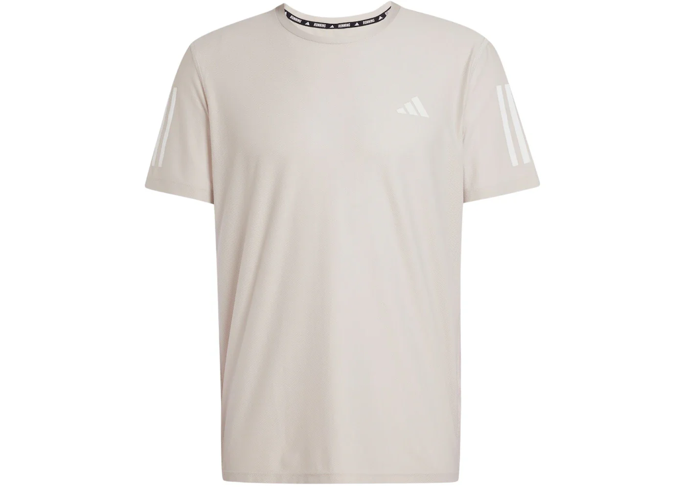adidas Own The Run Tee Beige