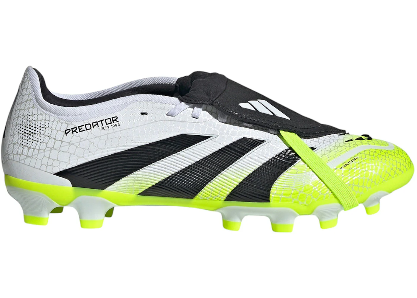 adidas Predator Pro Fold-Over Tongue MG Cloud White Core Black Lucid Lemon