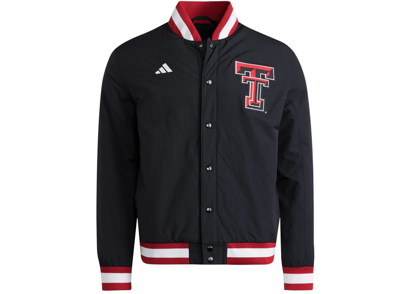 adidas Raiders Coaches Dugout Jacket Red Black