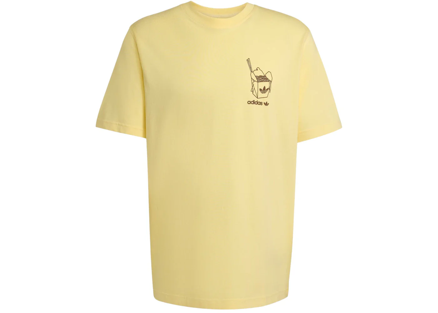 adidas Ramen Box Gfx Loose T-Shirt Almost Yellow