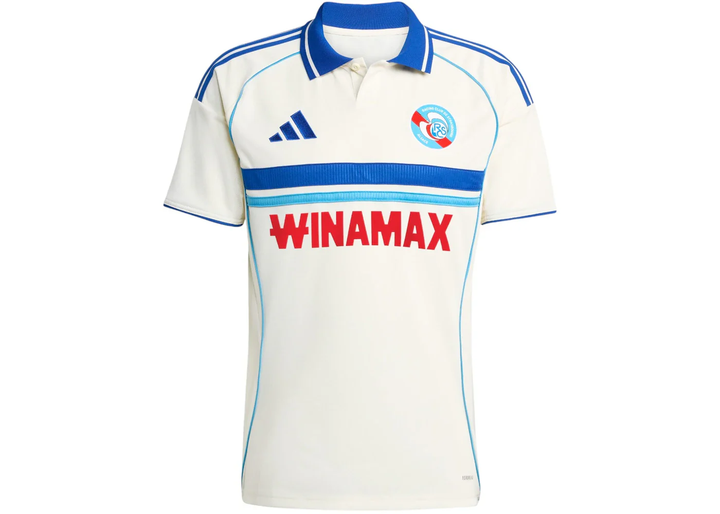 adidas RC Strasbourg 25/26 Away Jersey Cream White
