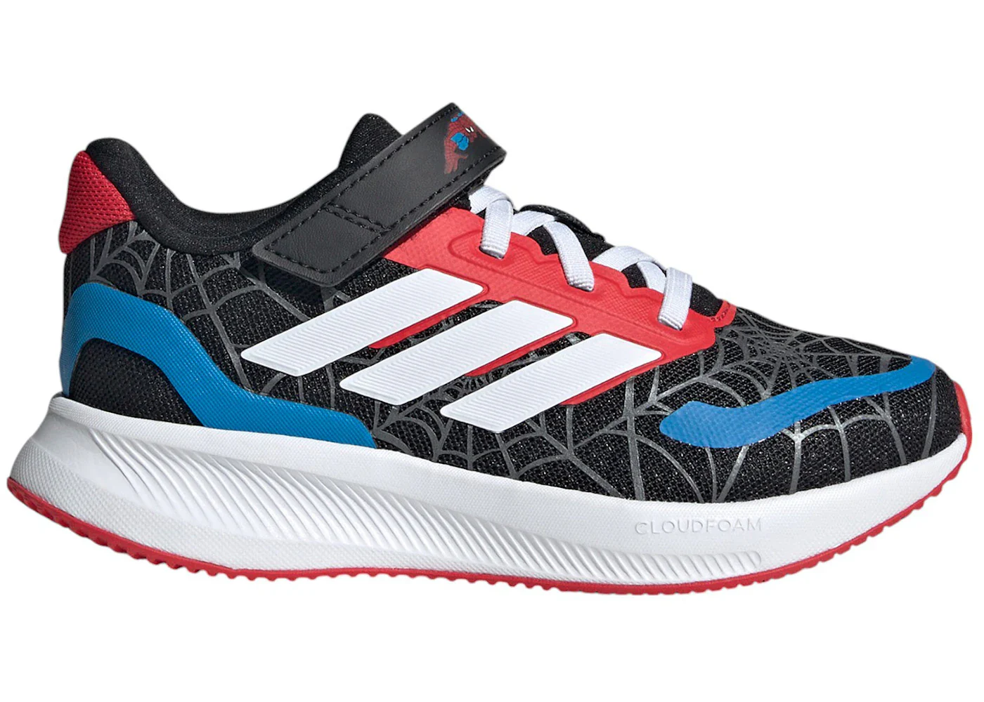 adidas Runfalcon Spider-Man Core Black Cloud White Pure Ruby (PS)