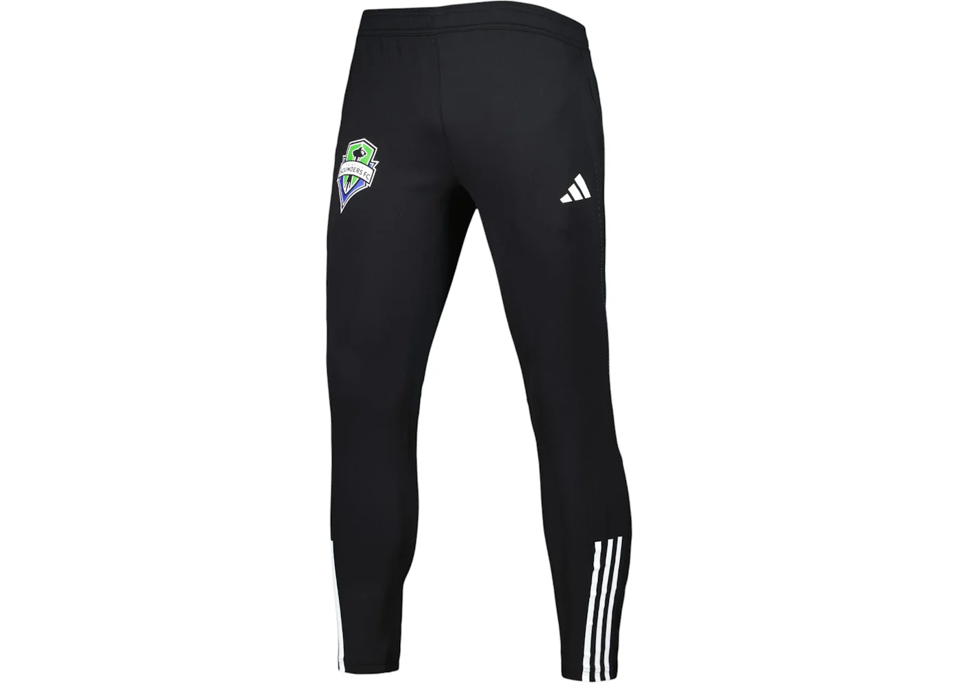 adidas Seattle Sounders FC 2023 On-Field Team Crest Aeroready Training Pants Black