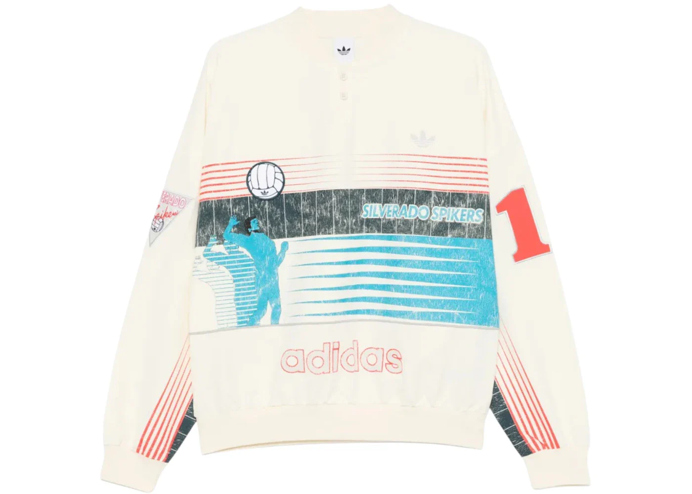 adidas Summer Crew Sweatshirt Cream White
