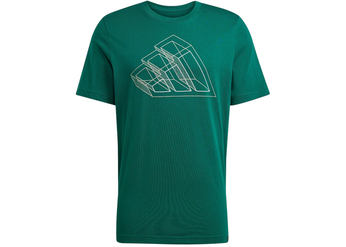 adidas Tech Outline Graphic Tee Collegiate Green