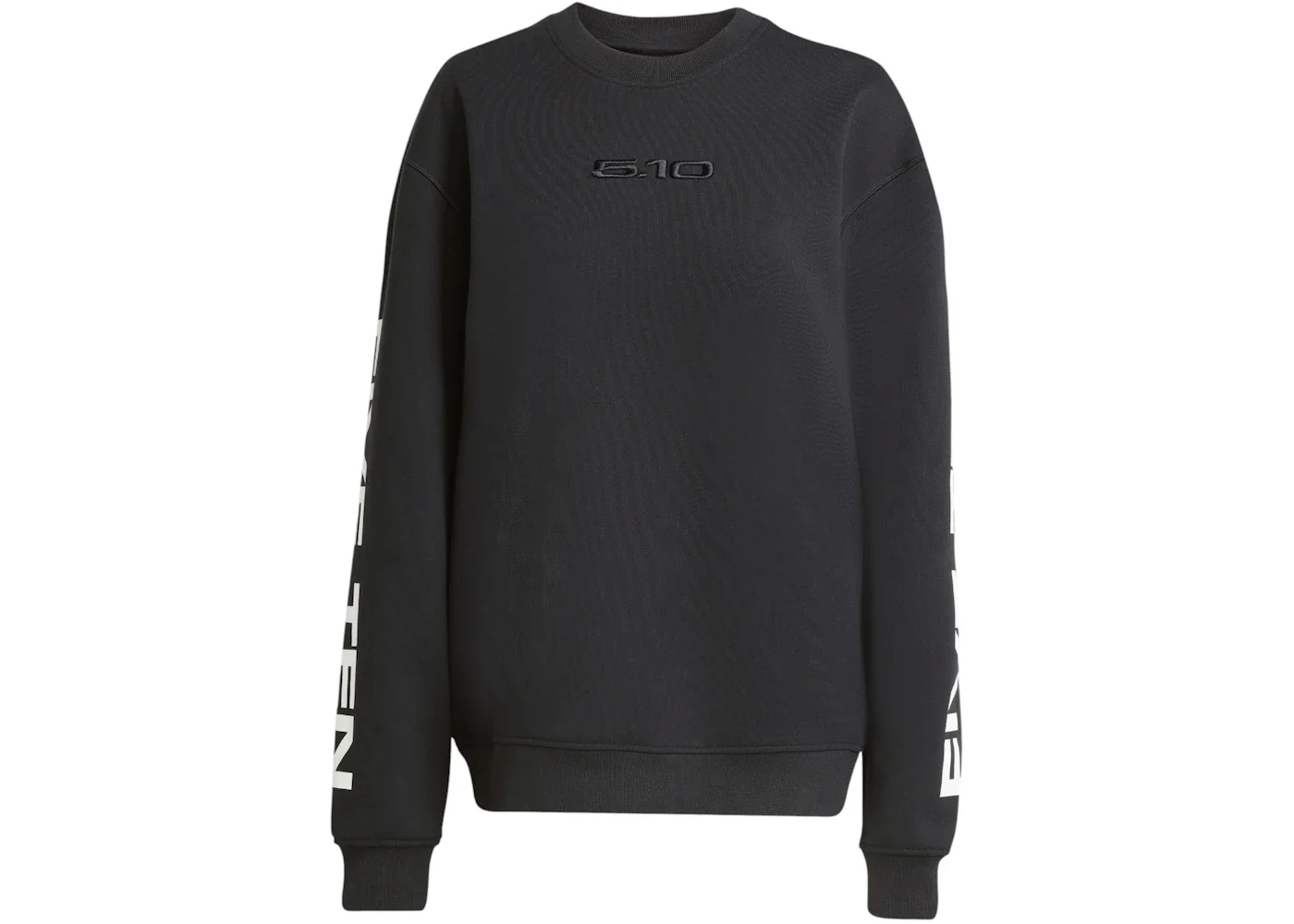 adidas Ten Logo Crew Neck Sweatshirt Black
