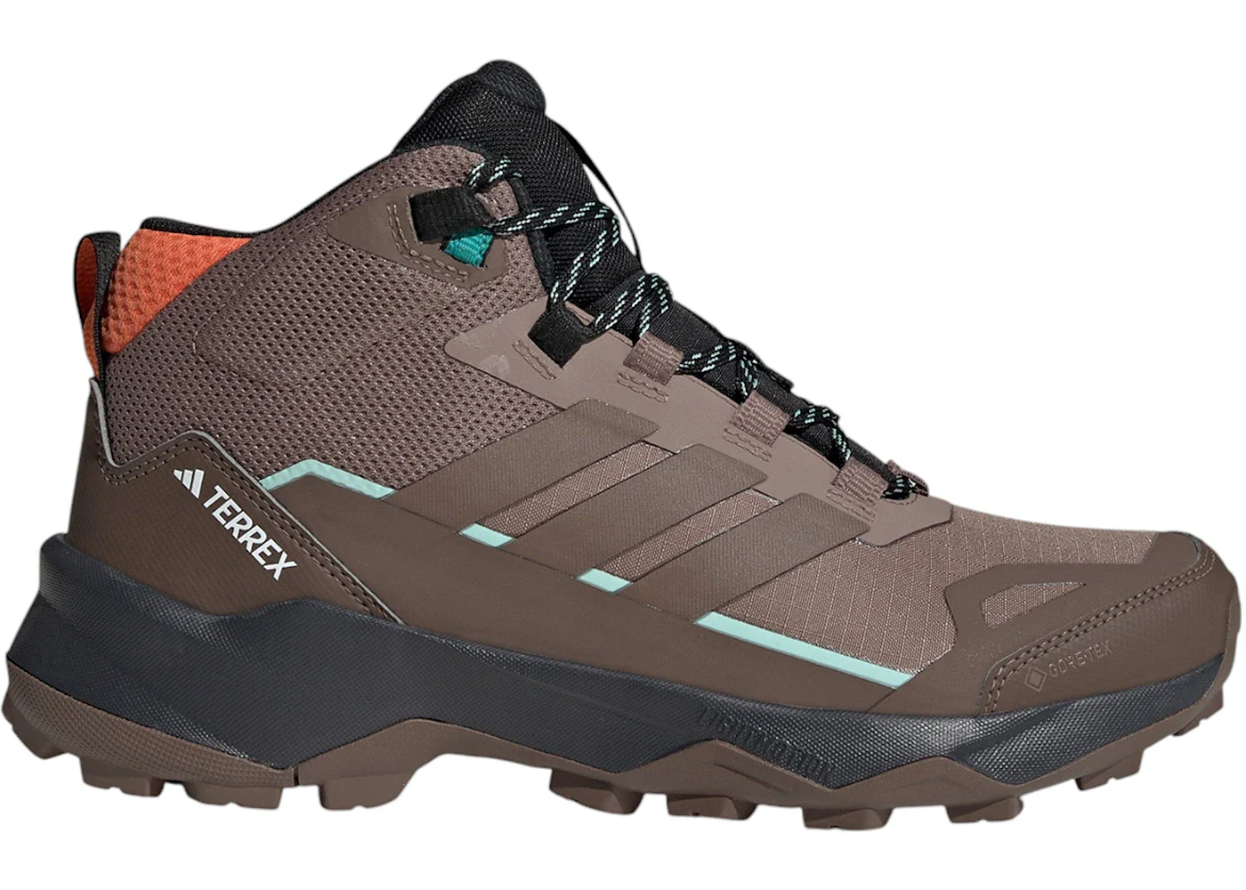 adidas Terrex Skychaser AX5 Mid Gore-Tex Trace Brown Earth Strata Semi Impact Orange (Women's)