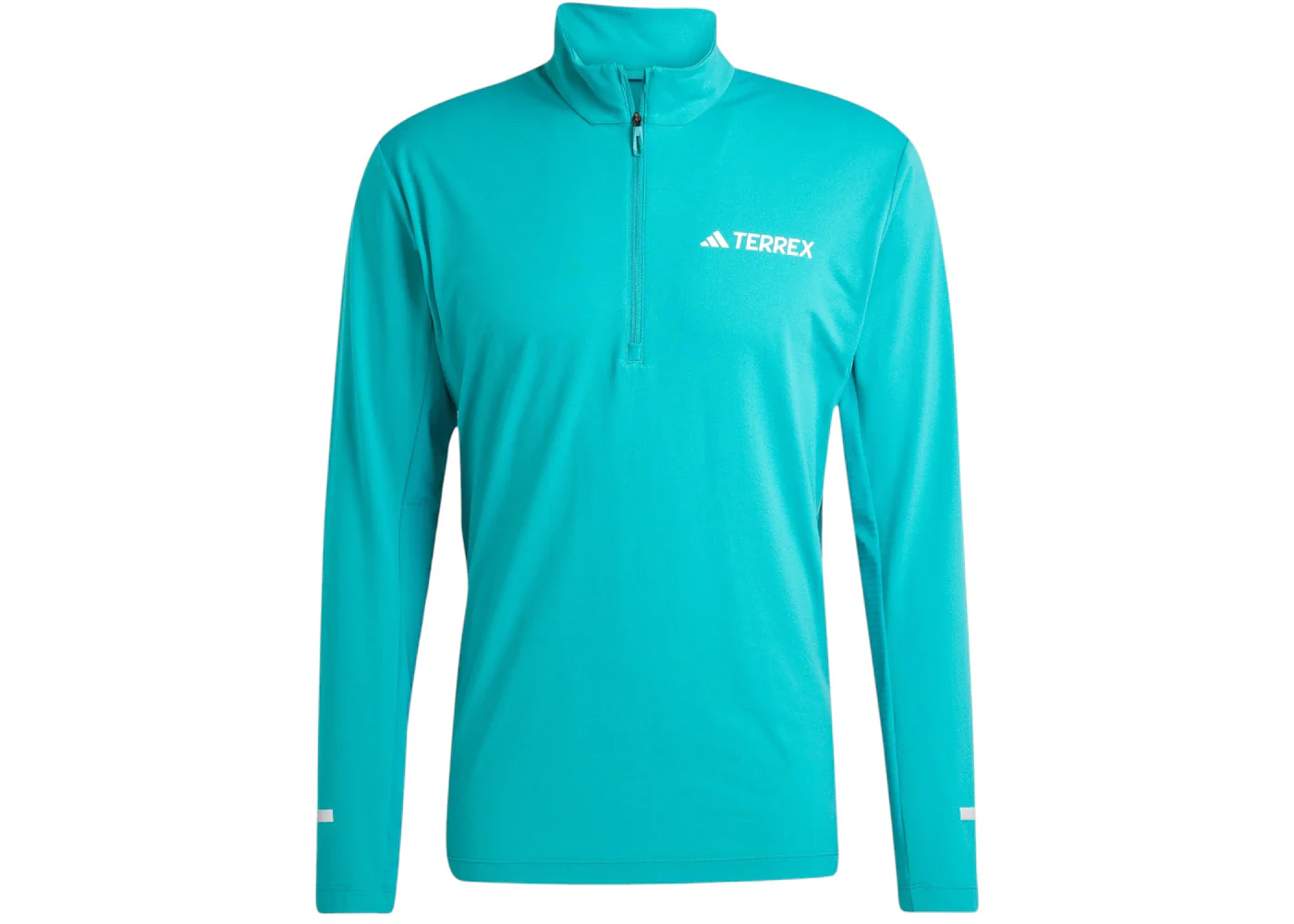 adidas Terrex Xperior Half-Zip Long-Sleeve Top Pure Teal