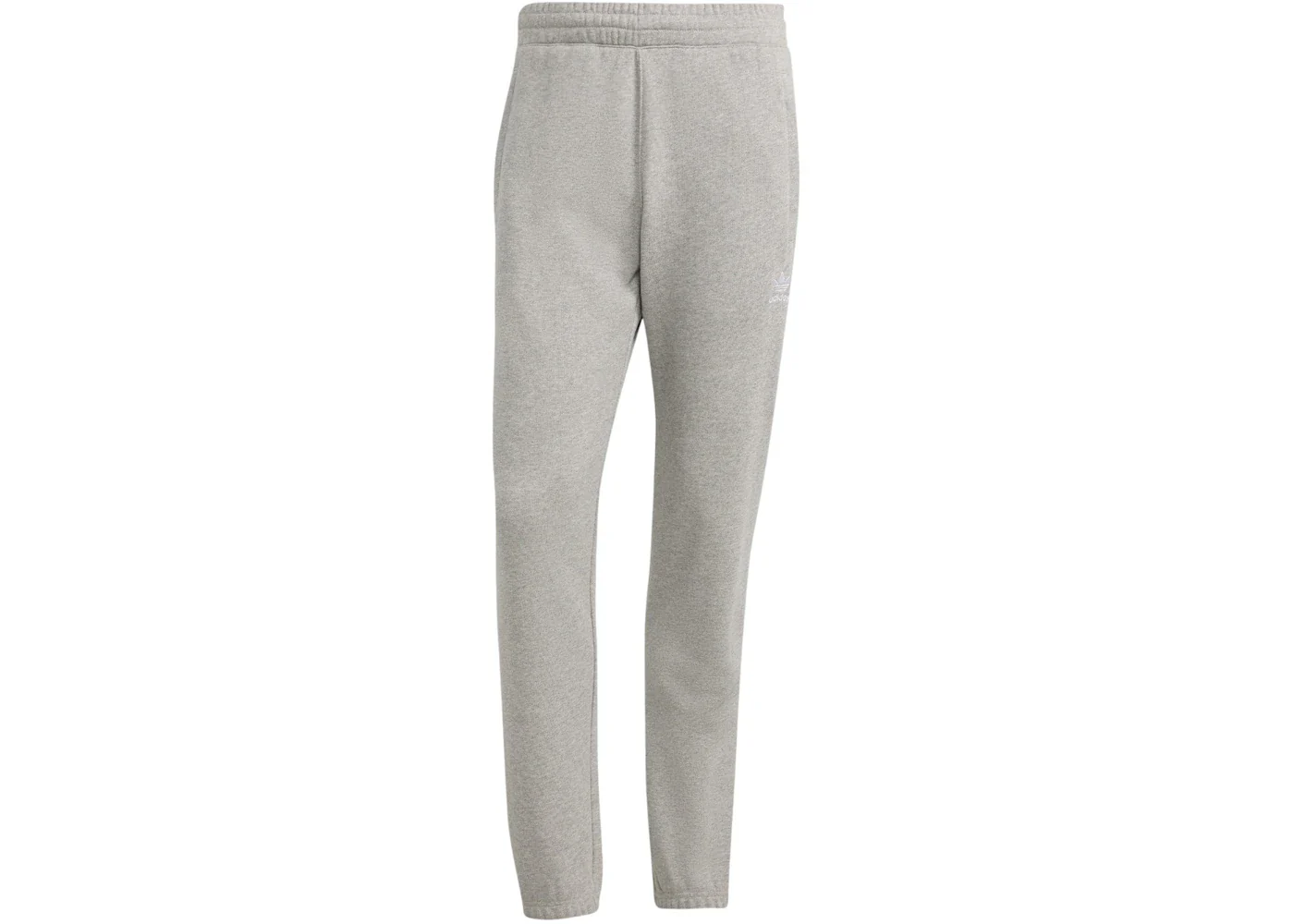 adidas Trefoil Essentials French Terry Joggers Medium Grey Heather White