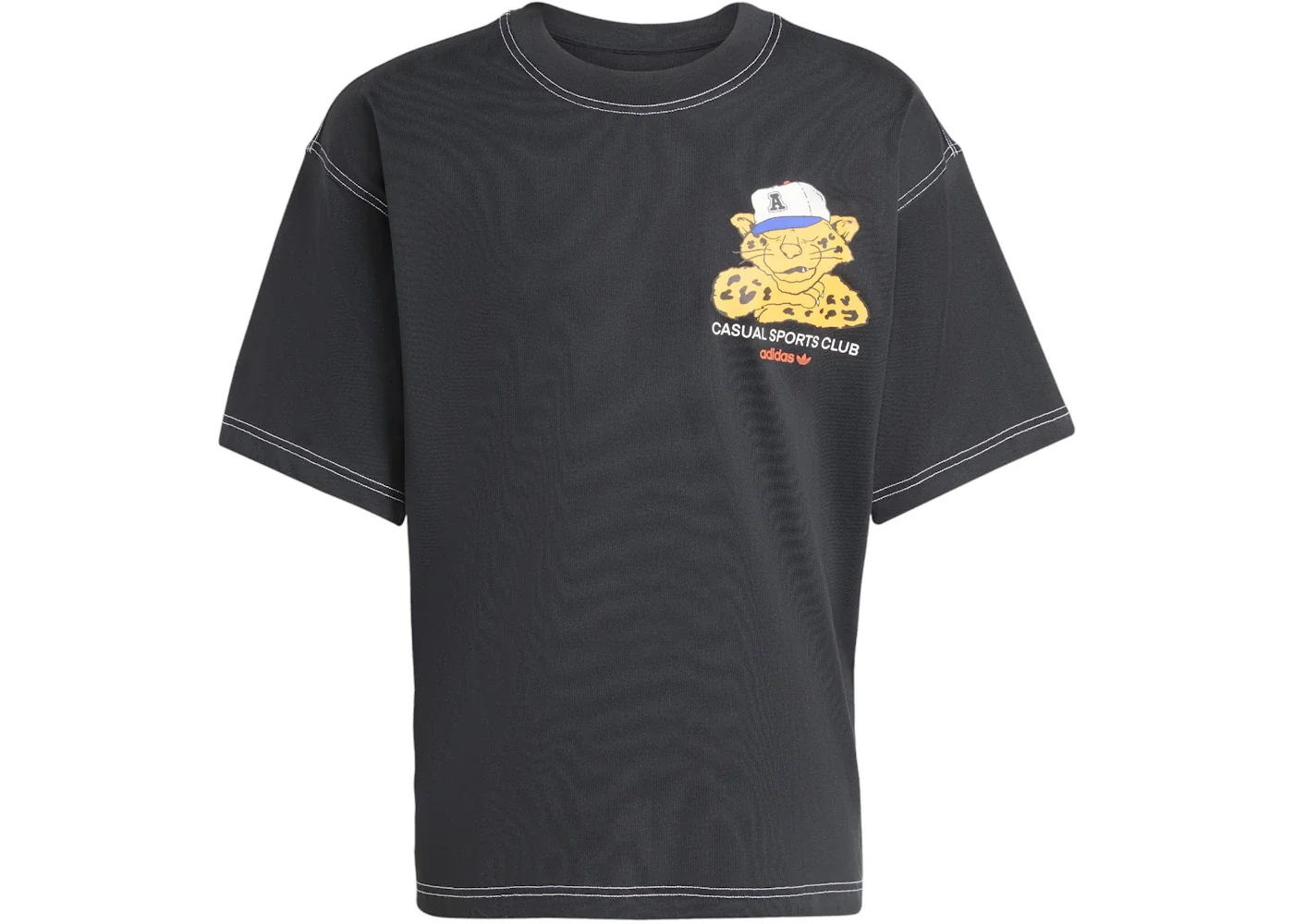 adidas Wabash Oversized T-Shirt Black