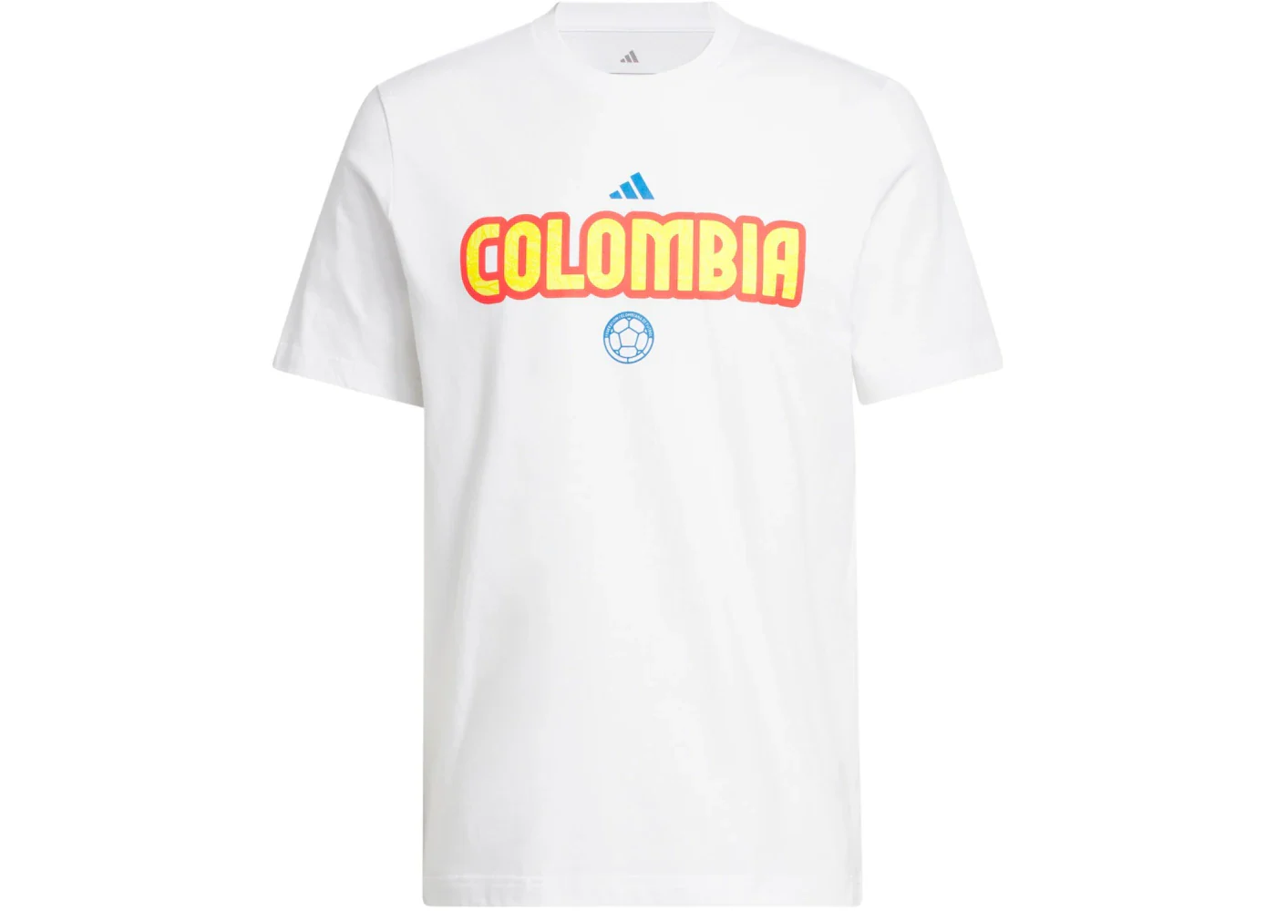 adidas World Cup 2026 Colombia Home Graphic Tee White