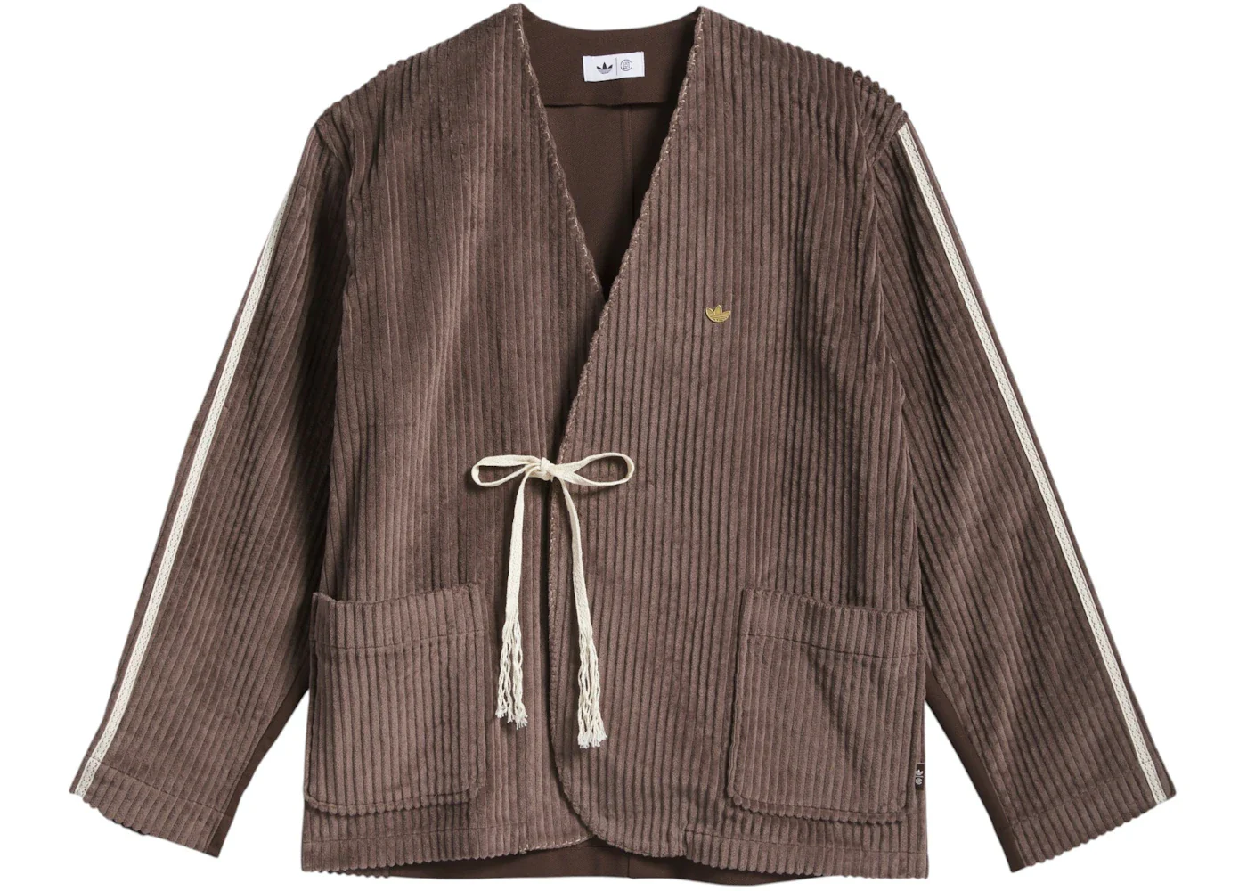 adidas x CLOT Edison Chen Sports Jacket Dark Brown