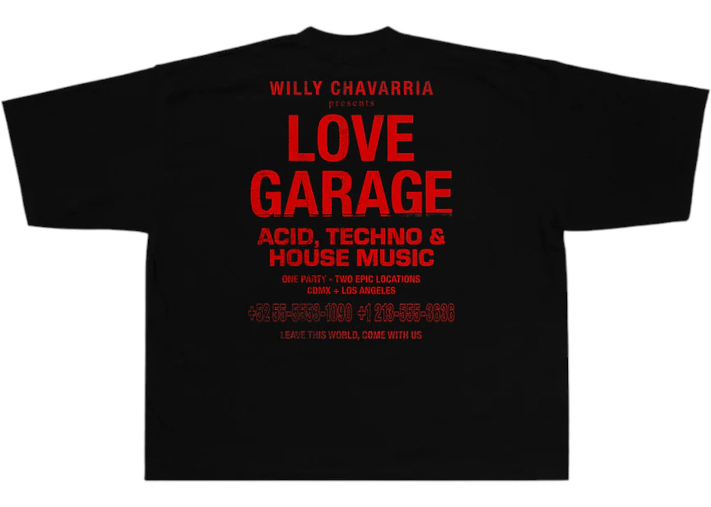 adidas x Willy Chavarria Love Garage Tee Black