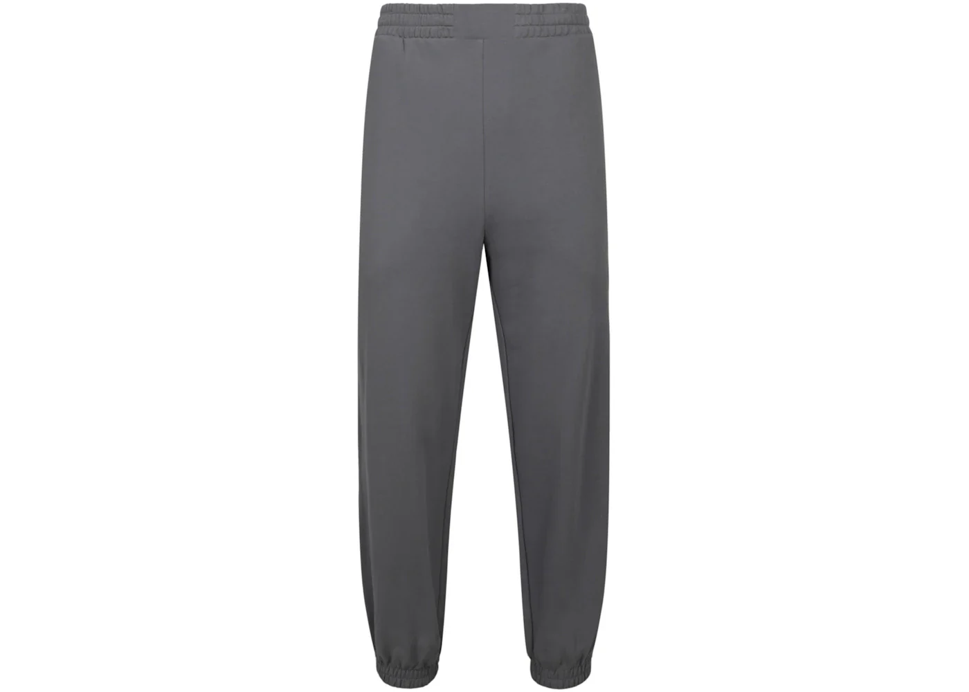 Alexander McQueen Logo Knit Joggers Silver