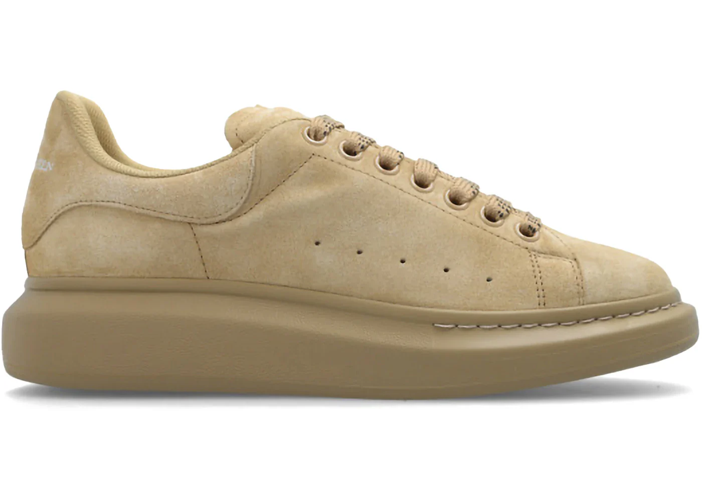 Alexander McQueen Oversized Beige Calf Suede