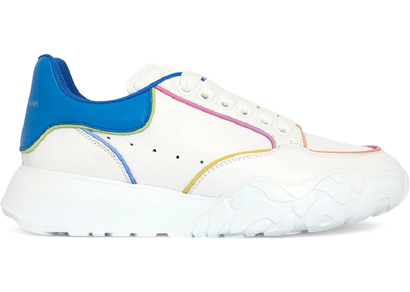 Alexander McQueen Oversized Court White Lake Blue